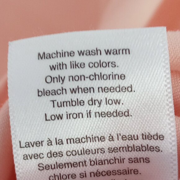 Coldwater Creek Peach No-Iron Button Front Shirt - Picture 7 of 7